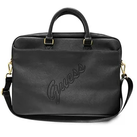Guess Saffiano Script soma klēpjdatoram 16 collu - melna