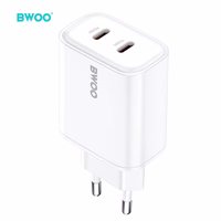 BWOO CDA206 PD 35W Sienas lādētājs 1x USB-C port balts