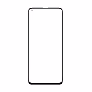 Outer Screen Glass Saderīgs ar Xiaomi Mi 10T Melns Original