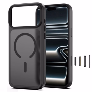 Tech-Protect Magmat MagSafe CC maciņš iPhone 18 Pro / 17 Pro, matēts melns
