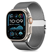 Tech-Protect Milano siksniņa Apple Watch 6 / 7 / 8 / 9 / 10 / SE / Ultra 1 / 2 (44 / 45 / 46 / 49 MM) - sudraba