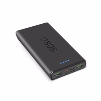 Portatīvais lādētājs SBS TTBB10000FASTPD20K 10000 mAh 20W ar Power Delivery - melna