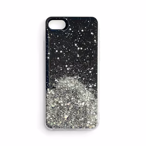 Wozinsky Star Glitter Shining pārsegs Samsung Galaxy S21+ 5G (S21 Plus 5G) melns