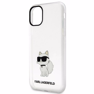 Karl Lagerfeld Ikonik Choupette чехол для iPhone 11 / Xr - прозрачный