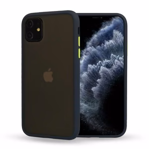 Vennus Color Button Bumper viedtālruņa apvalks Samsung Galaxy A20S zils