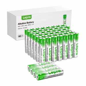 LEPRO 130001-48 AAA R3 sārma baterijas, 48 gab. iepakojums