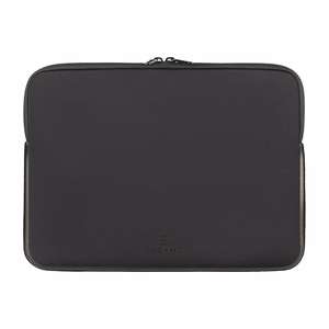 Melns Tucano Elements 2 4 mm neoprēna apvalks MacBook Pro 14 collu un 13 collu klēpjdatoriem