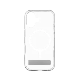 ZAGG Crystal Palace Snap apvalks viedtālrunim ar statīvu MagSafe iPhone 16 Pro - caurspīdīgs