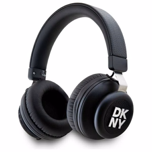 Полноразмерные Bluetooth наушники DKNY Metal Logo - чёрные