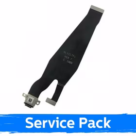 Charging Port Saderīgs ar Huawei P20 Ar Flex / Plata 100% Original (Service Pack)