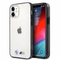 BMW Smilšu sprādziena viedtālruņa apvalks iPhone 12 mini - caurspīdīgs