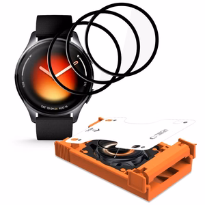 Tech-Protect Easy Set Flex+ 3 gab. hibrīdais stikls Xiaomi Watch 5 melns