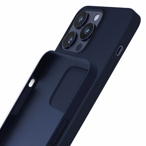 3mk Silikona viedtālruņa apvalks iPhone 16 Pro Max - tumši zila