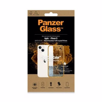 PanzerGlass ClearCase antibakteriālais viedtālruņa apvalks ar Military Grade sertifikātu iPhone 13 / 14 / 15 - caurspīdīgs dzeltens