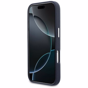 KARL LAGERFELD apvalks priekš IPHONE 17 Pro saderīgs ar MagSafe KLHMP17L6PFKCLB (PU FW W/ K&C Head Pin), zils