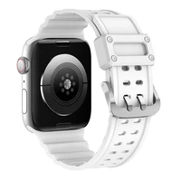 Siksniņa Triple Protection Apple Watch 38 / 40 / 41 mm aproce – balta