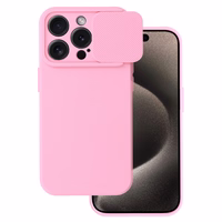 Camshield Soft viedtālruņa apvalks Iphone 15 Pro Max gaiši rozā