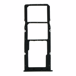 SIM kartes turētājs Samsung A715 A71 2020 Prism Crush Black OEM