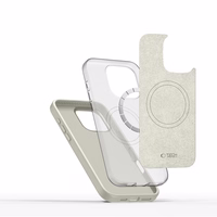 Tech-Protect Silikona PU MagSafe iPhone 16 Pro apvalks (m) - beigs