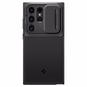 Spigen Optik Armor viedtālruņa apvalks Samsung Galaxy S24 Ultra - melns