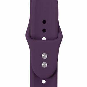 Crong Liquid siksniņa Apple Watch 44 / 45 / 46 / 49 mm, plūmju krāsā