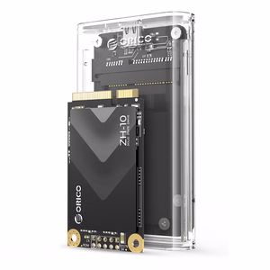 Orico TC10-MS MSATA USB-C 3.2 5 Gb/s diska kasetne - caurspīdīga