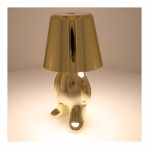 Galda lampa pie gultas GOLD MAN Art Deco stāvošs (versija 8) MLTL