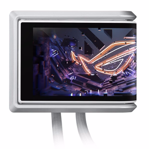 Asus ROG RYUO IV 360 ARGB - visintegrētais ūdens dzesētājs, 12 cm (balts)