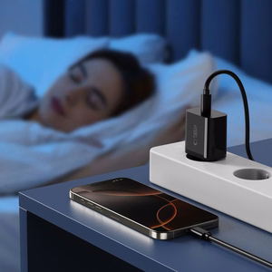 Tech-Protect NC20W USB-C 1 porta PD20W sienas lādētājs – melns