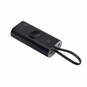 Portatīvais lādētājs Forcell F-Energy F10K4 PD QC3.0 3A 22,5W 10000 mAh su Apple Watch saderīgs melns
