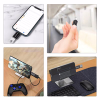 Wozinsky WALA-01 Lightning uz USB-A OTG adapteris – melns