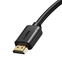 Baseus HDMI 2.0 kabelis 4K 60 Hz 3D HDR 18 Gbps 2 m melns (CAKGQ-B01)