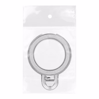 Tālruņa statīvs CIRCLE GLITTER – lipīgs – sudraba