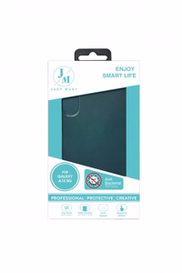 JM ANTI-BACTERIA TPU maciņš, paredzēts Galaxy A15/A15 5G, caurspīdīgs