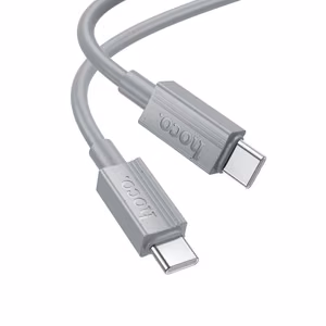 Cable USB C to USB C Hoco 3A 60W 1m X107 gray