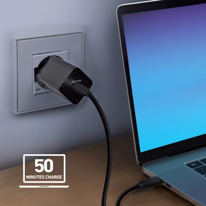 SBS TETRGAN1C65W 65W GaN Power Delivery lādētājs - melns