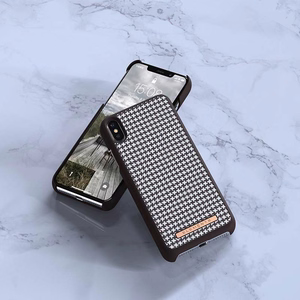 Nordic Elements Saeson Idun Pattern 2 vāciņš ierīcei iPhone XS Max, tumši brūns