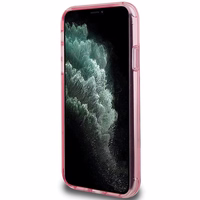 Karl Lagerfeld Magnētiskais viedtālruņa apvalks ar gredzena statīvu Karl&Choupette MagSafe iPhone 11 / Xr - rozā