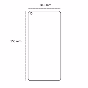 Rūdītais aizsargstikls 2,5D Oppo Reno 6 5G