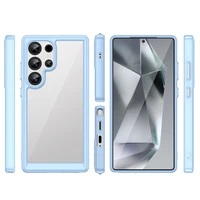 Viedtālruņa apvalks (m) ar Gel Frame Samsung Galaxy S25 Ultra - zils (m)