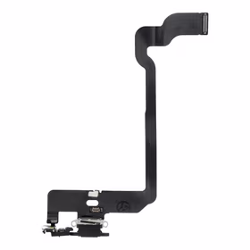 Uzlādes fleksis USB IPHONE XR melns (lietots)