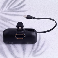Forever mini barošanas banka MTB-100 22,5W 5000 mAh Lightning melna