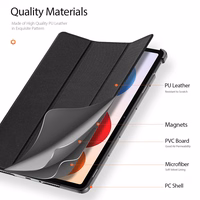 Korpuss Dux Ducis Domo Xiaomi Redmi Pad 2 Pro 12.1 melns