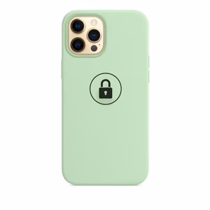 Telefona maciņš „Silicone Case v2” priekš iPhone 12 (12 Pro) / Pistachio / iepakojumā