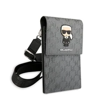 Karl Lagerfeld Ikonik Karl Monogrammas Plāksteru soma - sudraba