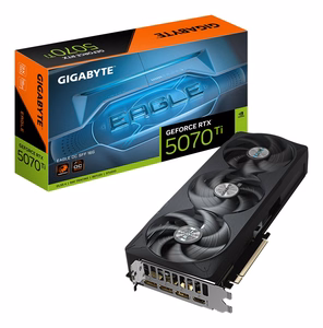 GIGABYTE GeForce RTX 5070 Ti EAGLE OC SFF 16G Videokarte - 16GB GDDR7, 256bit, PCI-E 5.0, 2542 MHz Core Clock, 3 x DP 2.1a, 1 x HDMI 2.1b, NVIDIA DLSS 4, GV-N507TEAGLE OC-16GD