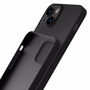 iPhone 14 Plus 3mk Silicone Case sērija - melns