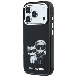 KARL LAGERFELD maciņš IPHONE 18 Pro /17 Pro saderīgs ar MagSafe (Bodies Sketch) (krāsa: melna)