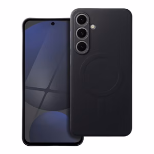 Чехол для Samsung S24 FE силиконовый Mag Cover совместимый с MagSafe чёрный