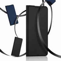 Dux Ducis Skin Pro grāmatas tipa apvalks Vivo X60 melns